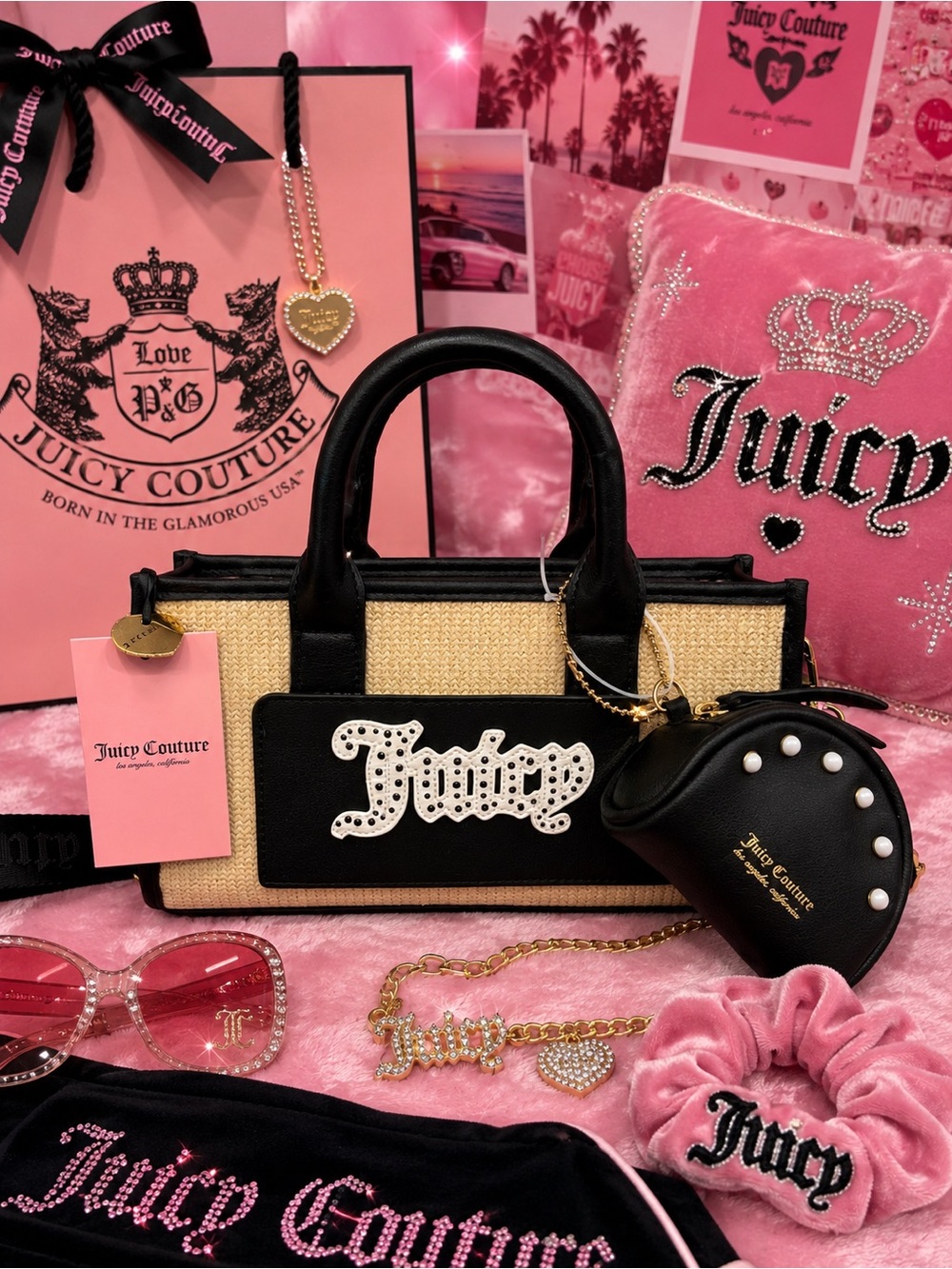 Juicy couture soft serve mini tote purse